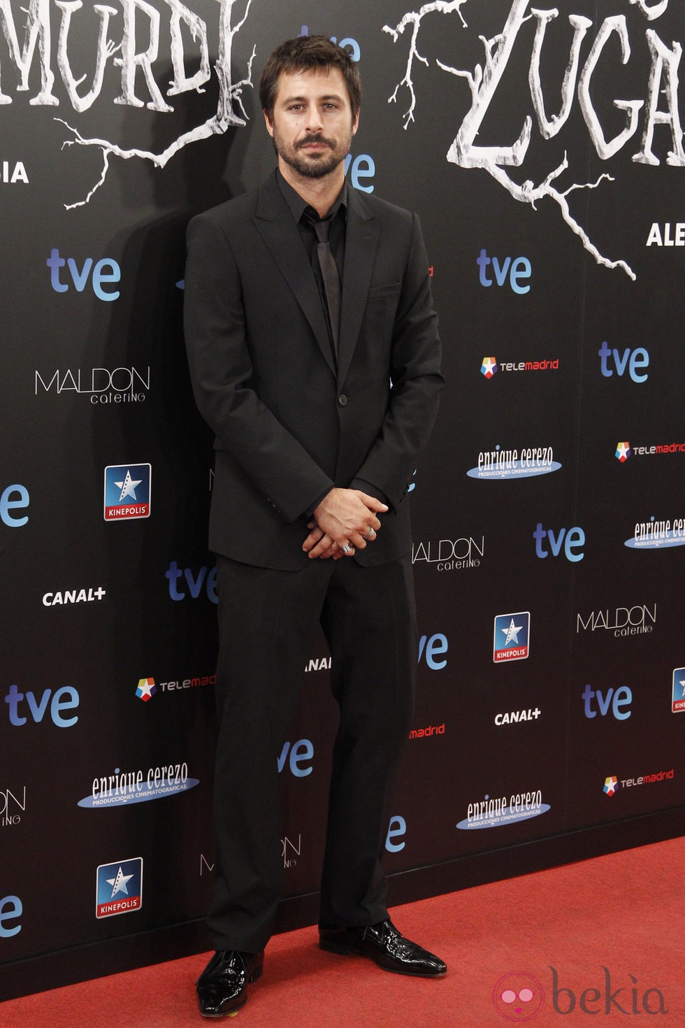 Hugo Silva en el estreno de 'Las brujas de Zugarramurdi' en Madrid