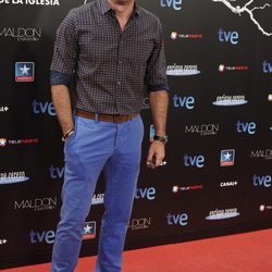 Antonio Garrido en el estreno de 'Las brujas de Zugarramurdi' en Madrid