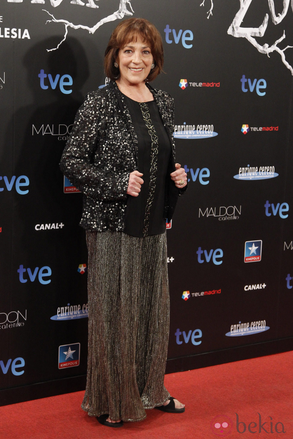 Carmen Maura en el estreno de 'Las brujas de Zugarramurdi' en Madrid