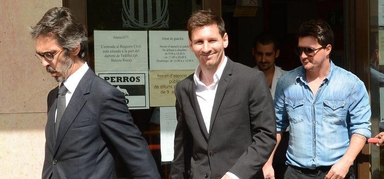 Leo Messi declara como imputado por un presunto delito de evasión fiscal