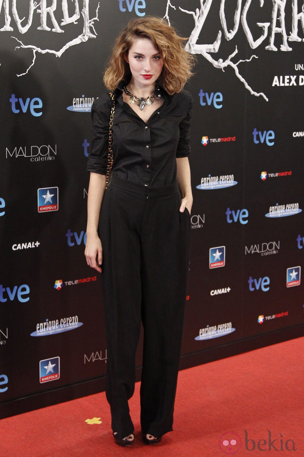 María Valverde en el estreno de 'Las brujas de Zugarramurdi' en Madrid