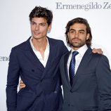 Javier de Miguel y Diego Osorio en la apertura de una tienda de Ermenegildo Zegna en Barcelona