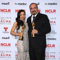 Aimee Garcia y David Zayas en los premios ALMA 2013