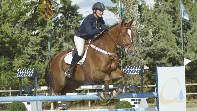 La Infanta Elena en el XXIII Concurso Nacional de Saltos de Obstáculos de Badajoz