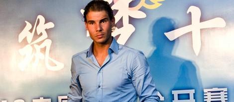 Rafa Nadal en la presentación del Torneo de Pekín