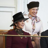 Federico y Mary de Dinamarca y los Príncipes Joaquín y Benedicta en la apertura del Parlamento 2013/2014