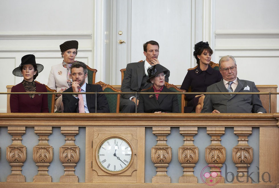 La Familia Real Danesa en la apertura del Parlamento 2013/2014