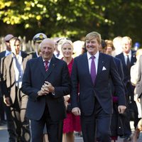 El Rey Harald de Noruega y el Rey Guillermo Alejandro de Holanda en Oslo