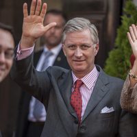 Felipe y Matilde de Bélgica en su primera visita a Namur como Reyes