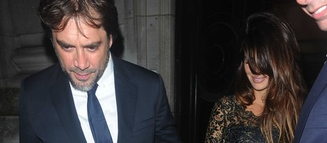 Penélope Cruz y Javier Bardem tras el estreno de 'El Consejero' en Londres