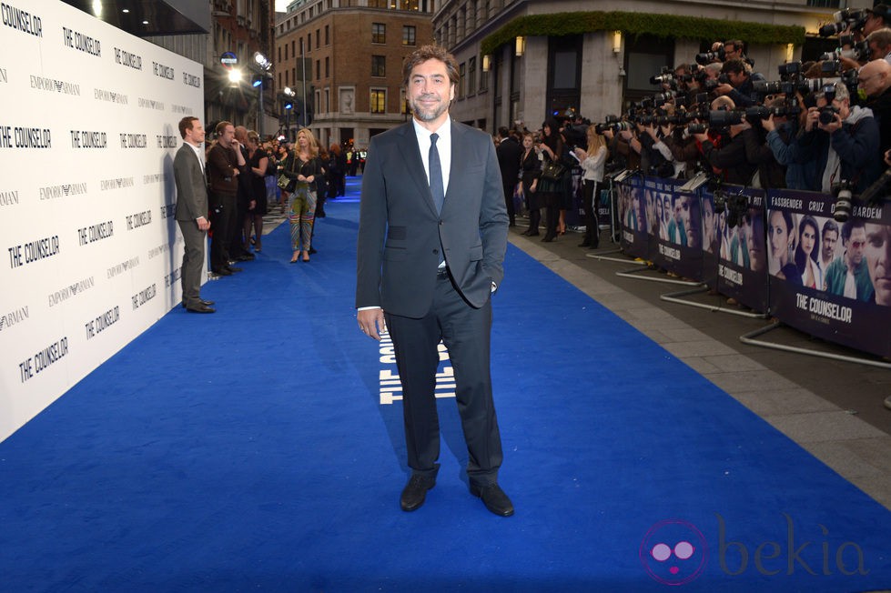 Javier Bardem en el estreno de 'El Consejero' en Londres