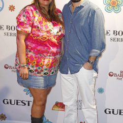 Caritina Goyanes y Antonio Matos en la fiesta Flower Power en Madrid