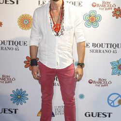 Felipe López en la fiesta Flower Power en Madrid