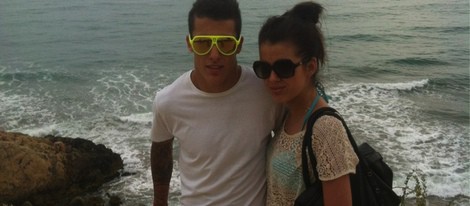 Cristian Tello y su novia Lorena