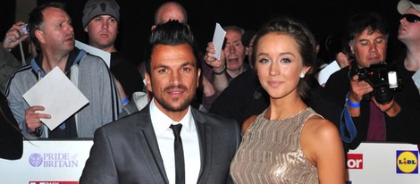 Peter Andre y Emily MacDonagh en la entrega de los Pride of Britain 2013