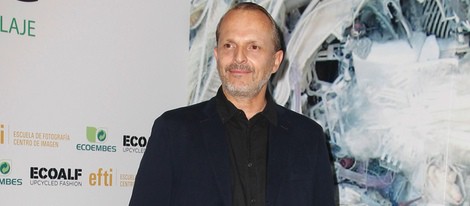 Miguel Bosé en la exposición fotográfica 'Upcycling' 