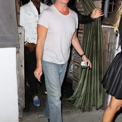 Simon Cowell en la celebración de su 54 cumpleaños