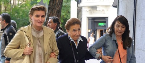 María Zurita y la Infanta Margarita en la celebración del 70 cumpleaños de Carlos Zurita