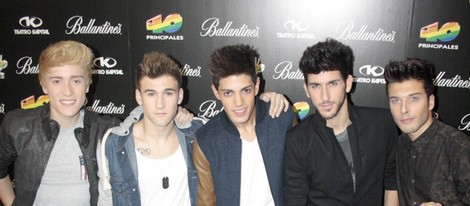 Auryn en la fiesta de presentación de los Premios 40 Principales 2013