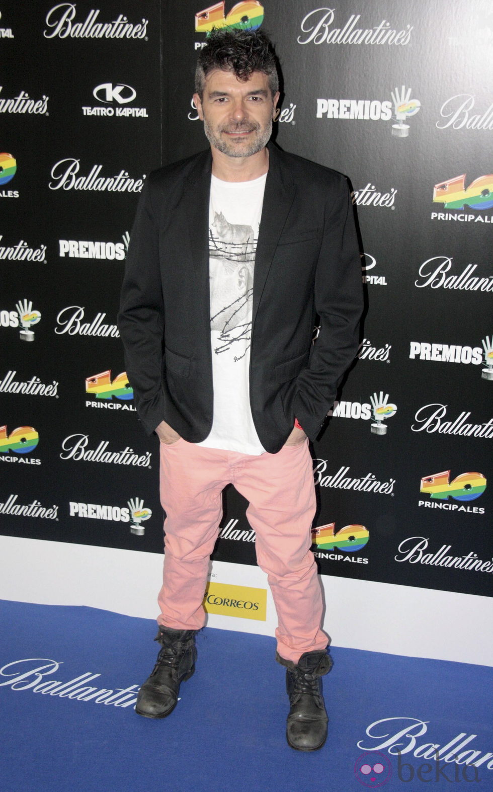 Nacho Guerreros en la presentación de los Premios 40 Principales 2013