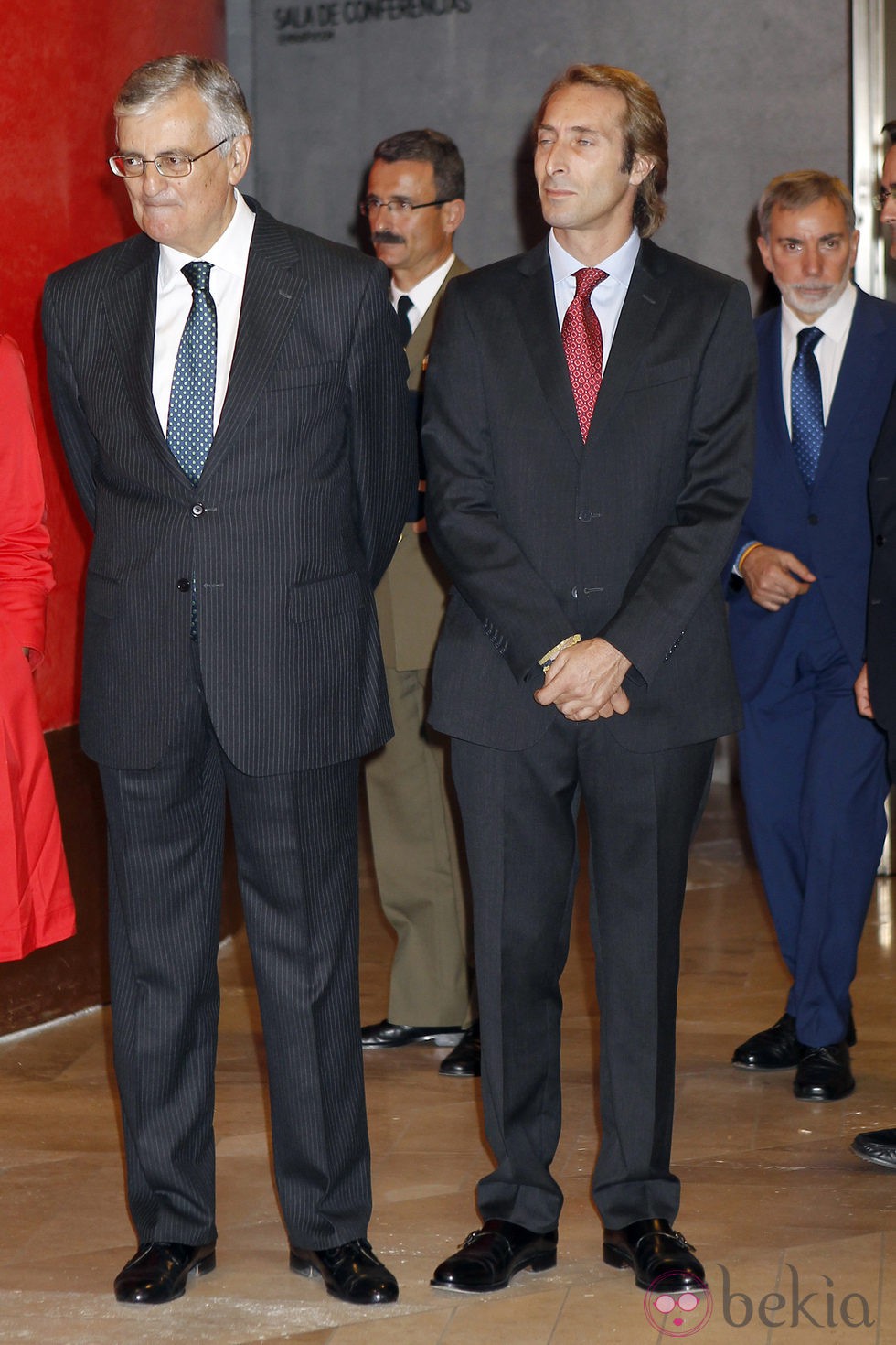 Alfonso Zurita en el homenaje a su padre, el Duque de Soria