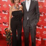 Ana García Lozano y Risto Mejide en el estreno del musical 'Marta tiene un marcapasos'