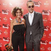 Ana García Lozano y Risto Mejide en el estreno del musical 'Marta tiene un marcapasos'