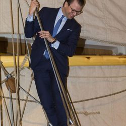 Daniel de Suecia en el Museo Naval de la isla de Oland