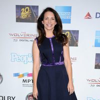 Kristin Davis en el cumpleaños de Hugh Jackman en Hollywood