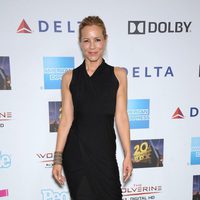 Maria Bello en el cumpleaños de Hugh Jackman en Hollywood