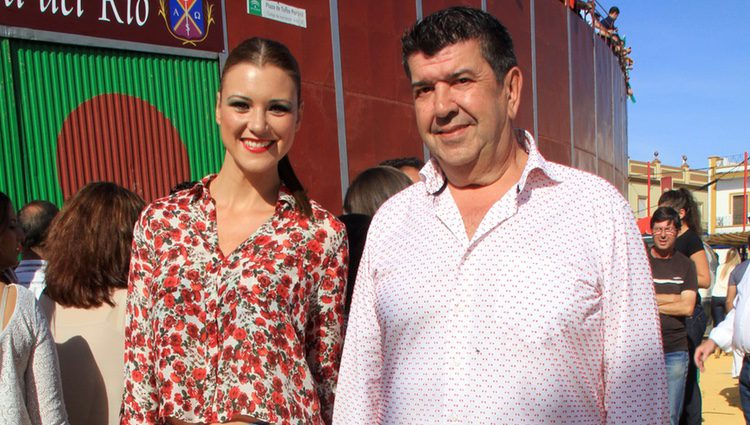 María Jesús Ruiz y José María Gil Silgado en una corrida benéfica en La Puebla del Río