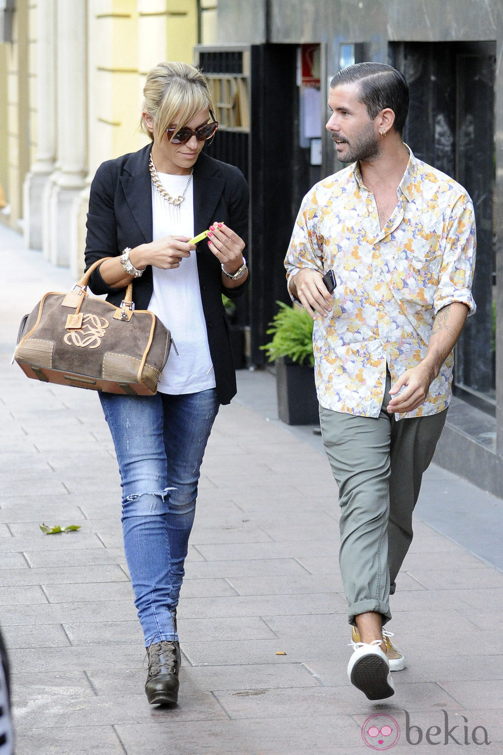 Luján Argüelles y Pedriño de paseo por Madrid