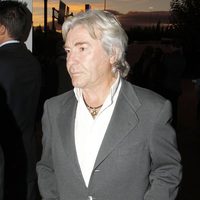 Ángel Nieto en el funeral por María de Villota en Madrid