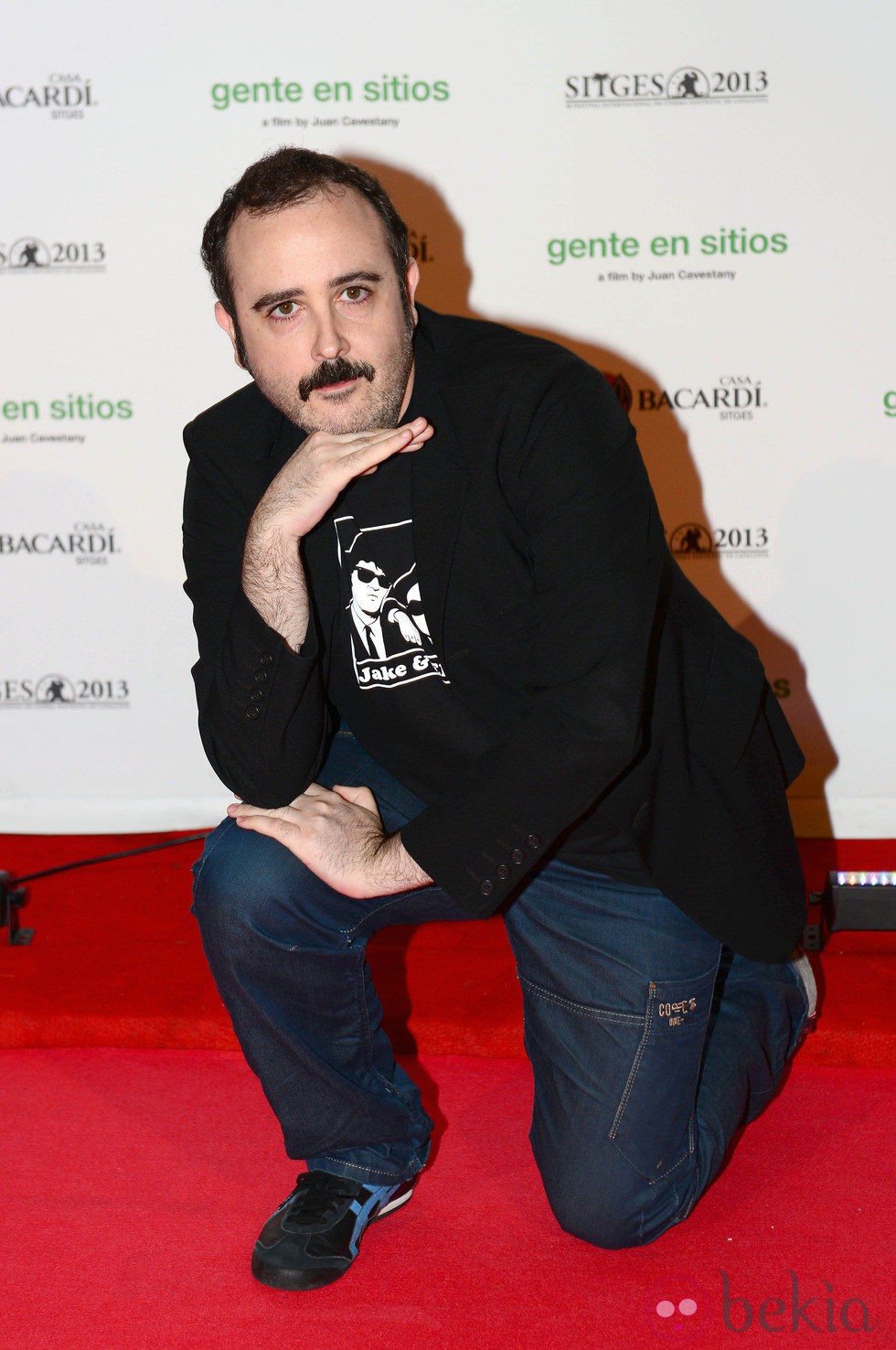 Carlos Areces en el estreno de 'Gente en sitios' en el Festival de Sitges 2013