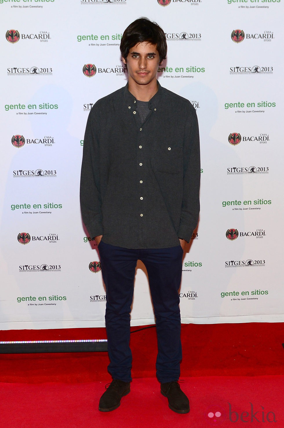 Álex Maruny en el estreno de 'Gente en sitios' en el Festival de Sitges 2013