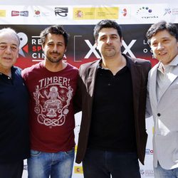 Tito Valverde, Hugo Silva, Cesc Gay y Carlos Bardem en el Festival Recent Spanish Cinema