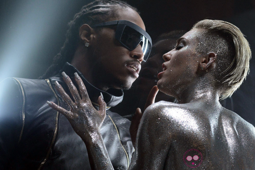 Miley Cyrus junto a Future en el videoclip 'Real & True'