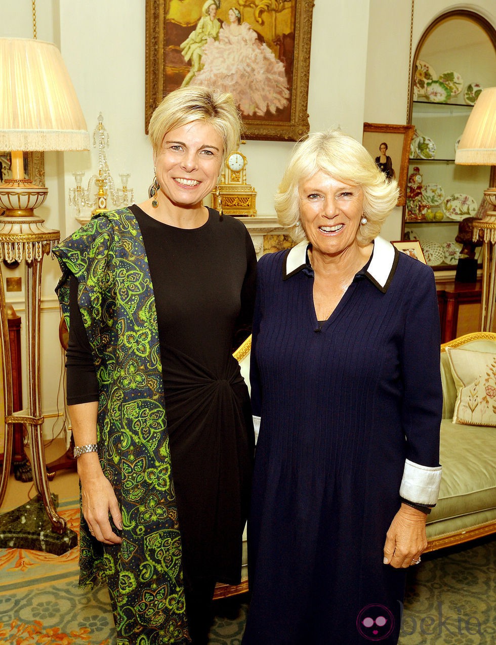 Laurentien de Holanda y la Duquesa de Cornualles en un encuentro en Clarence House