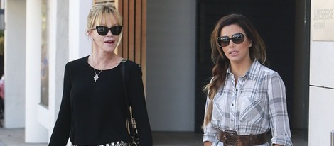 Eva Longoria y Melanie Griffith de compras por Beberly Hills