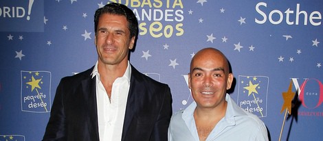 Carlos Marrero y Kike Sarasola en un acto de la Fundación Pequeño Deseo