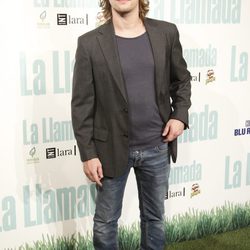 Jan Cornet en el estreno de 'La llamada'