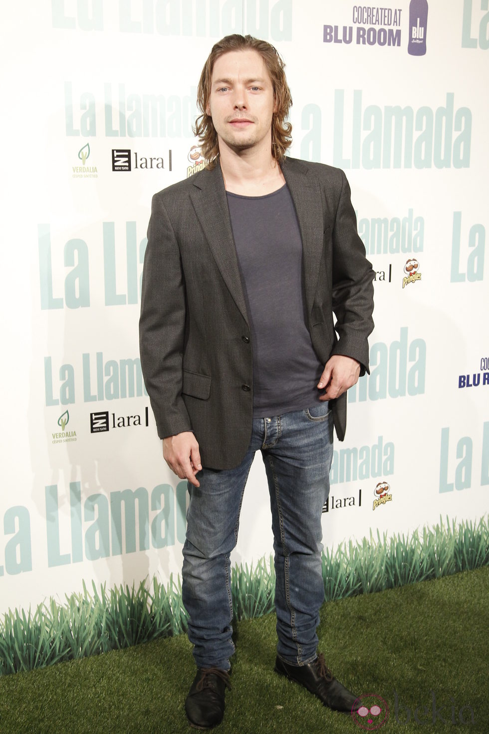 Jan Cornet en el estreno de 'La llamada'