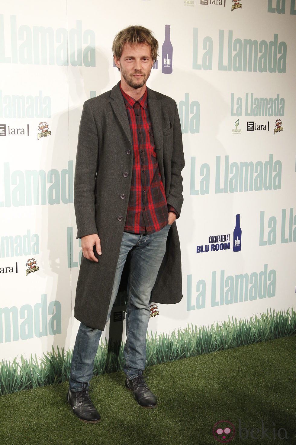 Eloy Azorín en el estreno de 'La llamada'