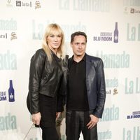 Topacio Fresh y su marido en el estreno de 'La llamada'