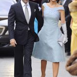 Enrique Ponce y Paloma Cuevas en la boda del torero Miguel Ángel Perera y Verónica Gutiérrez