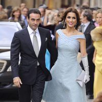 Enrique Ponce y Paloma Cuevas en la boda del torero Miguel Ángel Perera y Verónica Gutiérrez