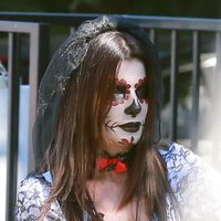 Sandra Bullock disfrazada de la Catrina Mexicana