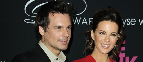 Kate Beckinsale y Len Wiseman en The Pink Party 2013