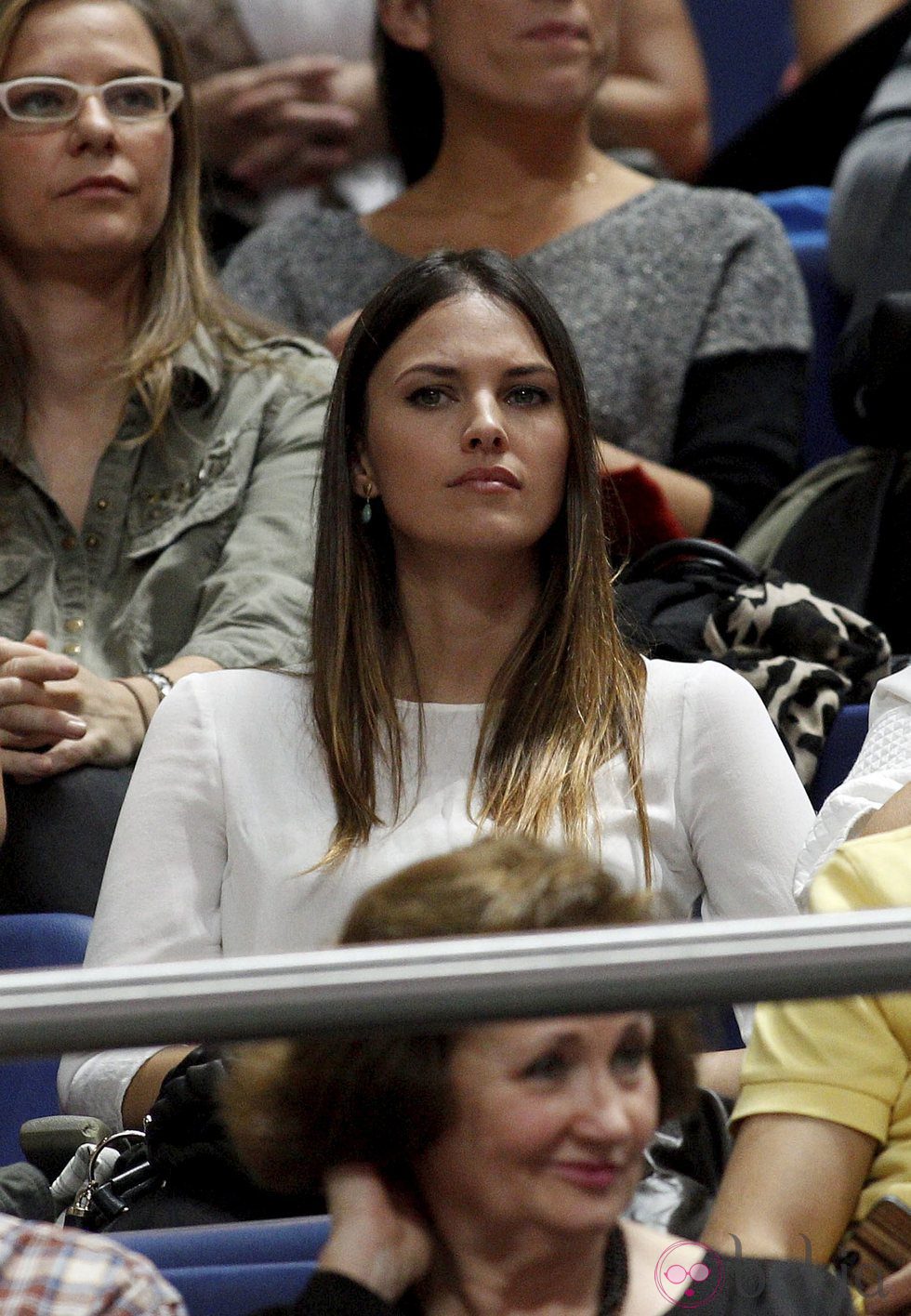 Helen Lindes en el partido de baloncesto Real Madrid - Laboral Kutxa