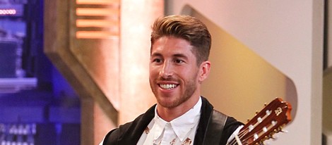 Sergio Ramos cantando en 'El hormiguero' para sorprender a Pilar Rubio